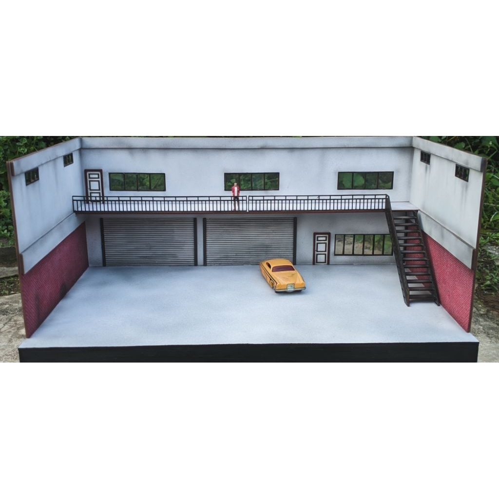 ที่จอดรถขนาด 1:64 Diorama