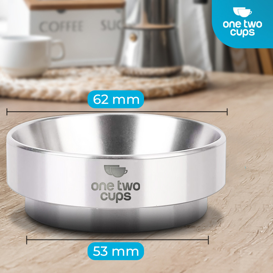 [COFFEE FRIENDS] Dosing Ring Portafilter Espresso Machine Magnetic 53mm - One Two Cups YXA044