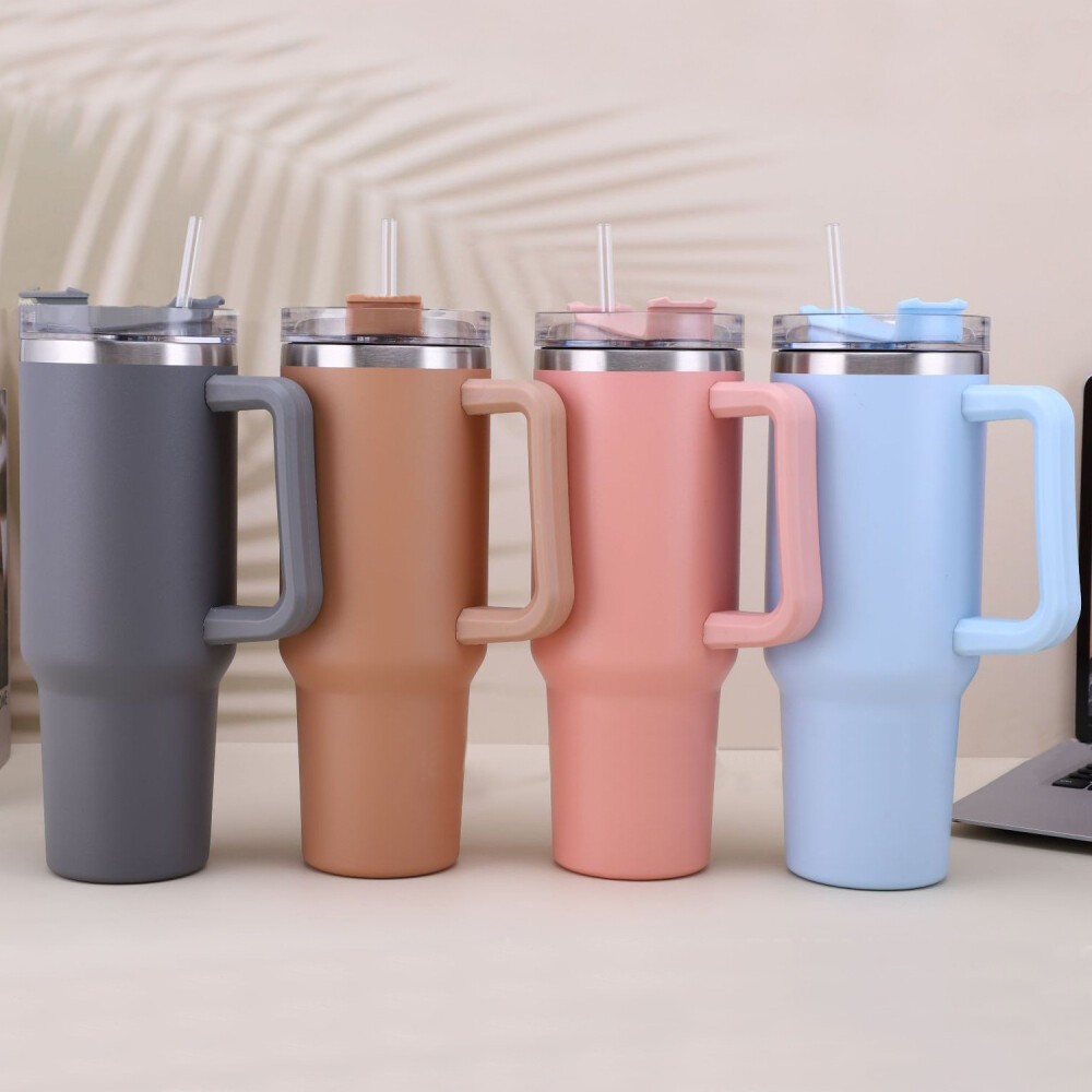 TERMOS [800GR] STANLEY JUMBO THERMOS / AESTHETIC TUMBLR พร้อมที่จับ / สแตนเลส TUMBLR / VIRAL SUCTION