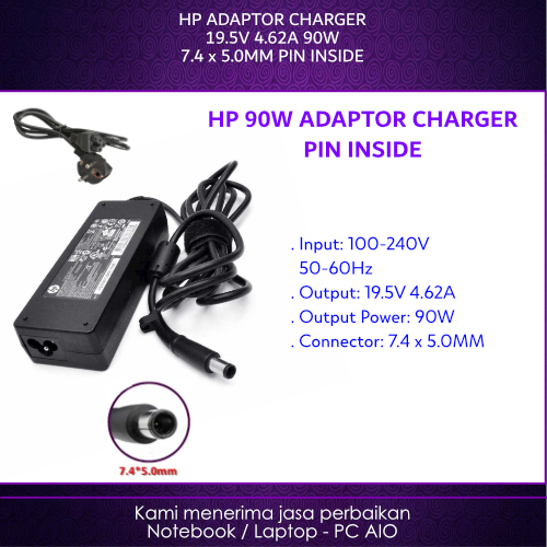 HP 19.5v 4.62a Probook 440 G1 450 G1 470 G1 2230s 2510p 2530p 2710p 2730p 6510b 6515b 6530b 6535b 67