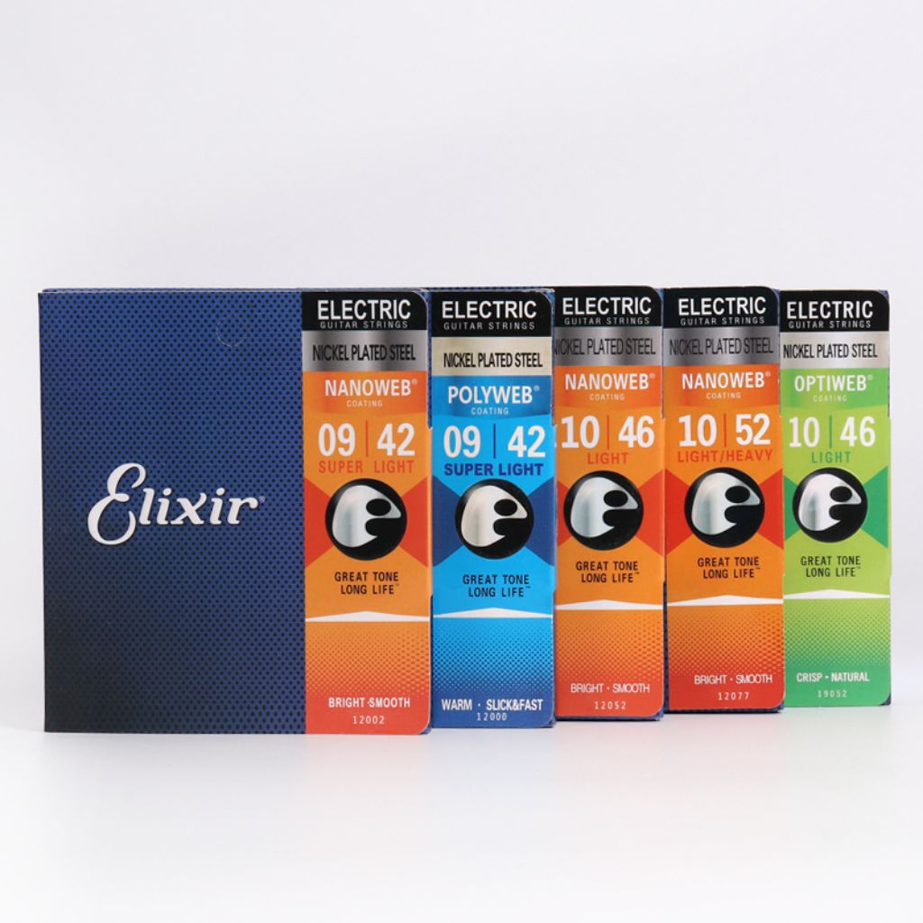 สายกีตาร์ไฟฟ้า Elixir กีต้าร์นําเข้าดั้งเดิม