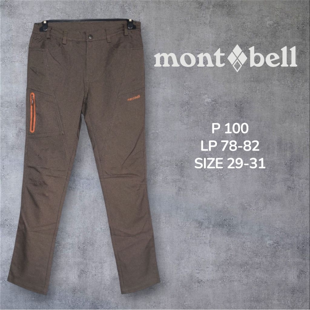 Montbell Outdoor Tracking Hiking Mountaineer Original Long Pants Size 29 30 31 Mont bell