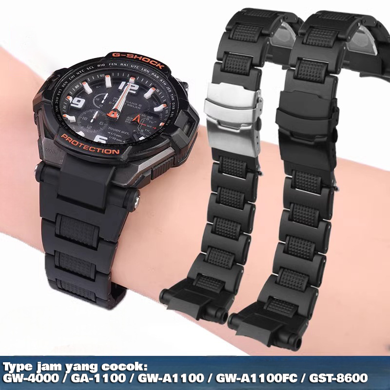 สายนาฬิกา G shock GST สายโซ่ไมก้า [ 8600 gs-2395 GW-A1000 GDX 789 SKMEI 1452