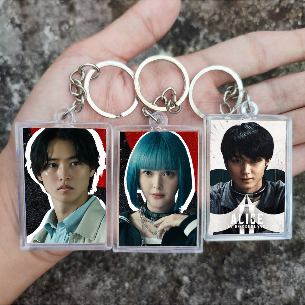 GANTUNGAN พวงกุญแจ Drakor Alice In Borderland - พวงกุญแจละครเกาหลี - พวงกุญแจ - Arisu - Chishiya - A