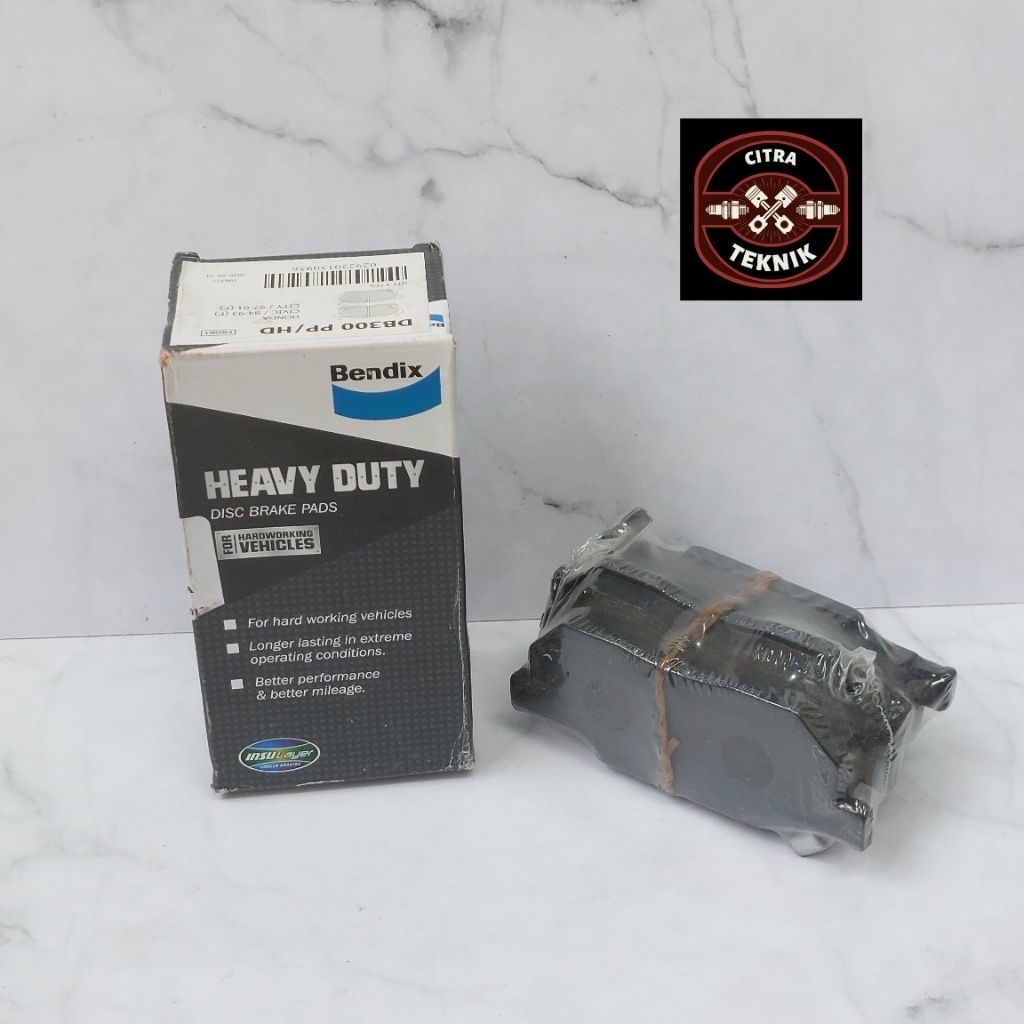 ผ้าเบรคหน้า Mitsubishi Colt T120SS - ผ้าเบรค BENDIX HD DB300P