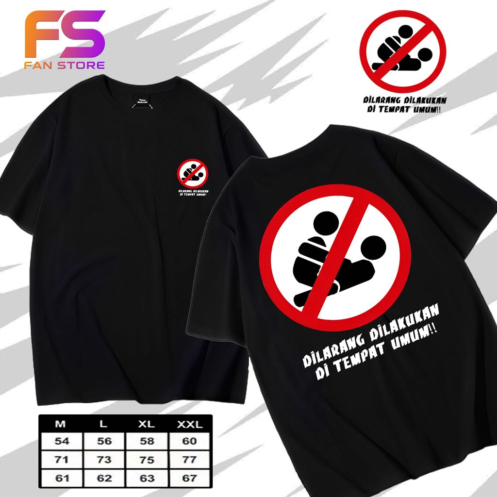 เสื้อยืดผู้ชาย PROHIBITED IN THE GENERAL PLACE COMBED 24S (ตอนที่ 2)