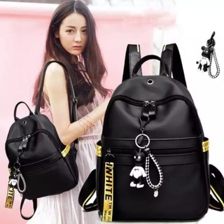Aura Studio Bag_ Tas Ransel mini wanita OFF WHITE & MOSCHINOLOVE  korean style