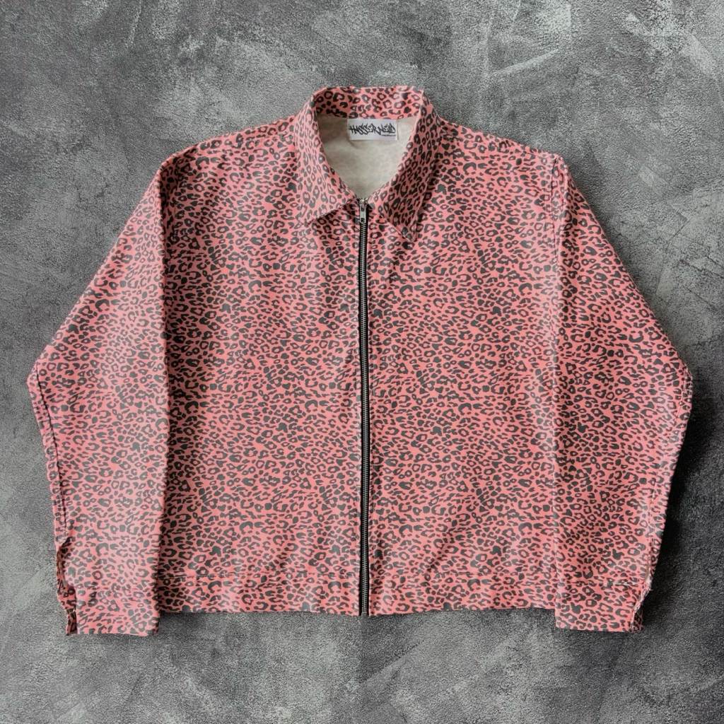 HASSER NE!D Work Jacket Leopard White New