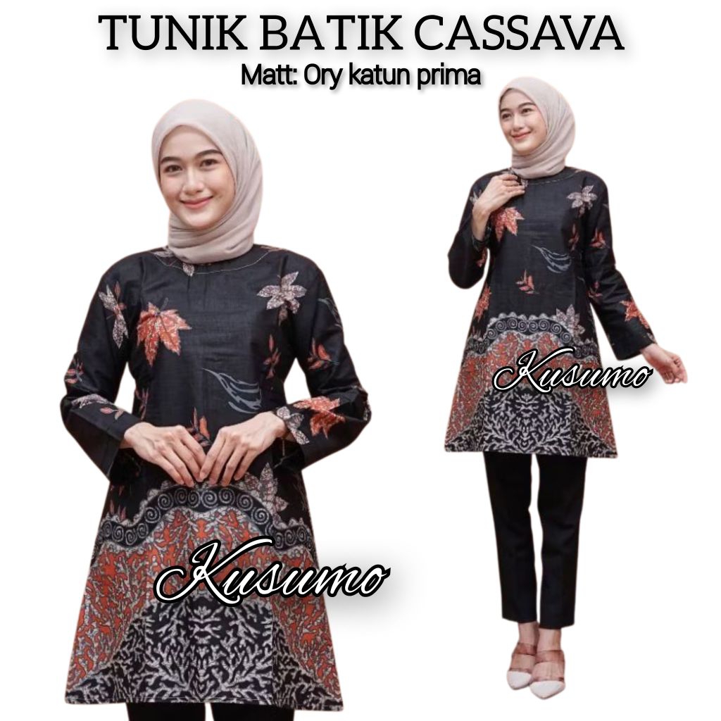 ผู้ใหญ่ผู้หญิง BATIK TUNIC TOPS/PAKALONGAN BATIK TUNIC TOPS/ผู้หญิงBATIK TUNIC TOPS