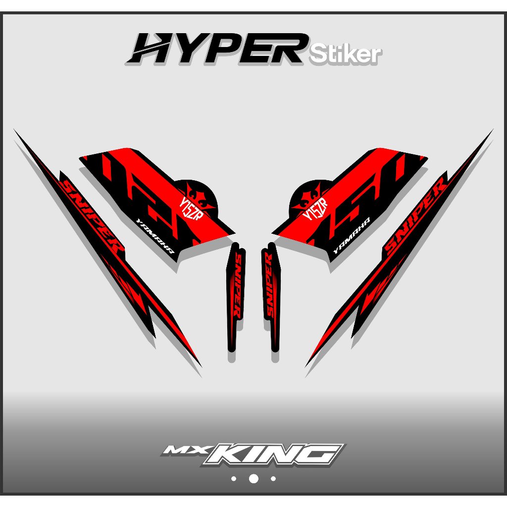 MX KING 150 STRIPING/MX KING STICKER/MX KING STRIPING COOL Y15ZR MOTIF