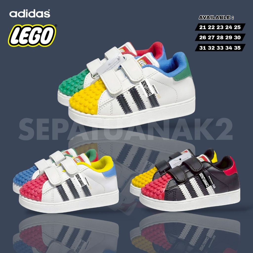 รองเท้า LEGO BOYS AND GIRLS AGES รองเท้าผ้าใบเด็ก 1 ถึง 10 ปี