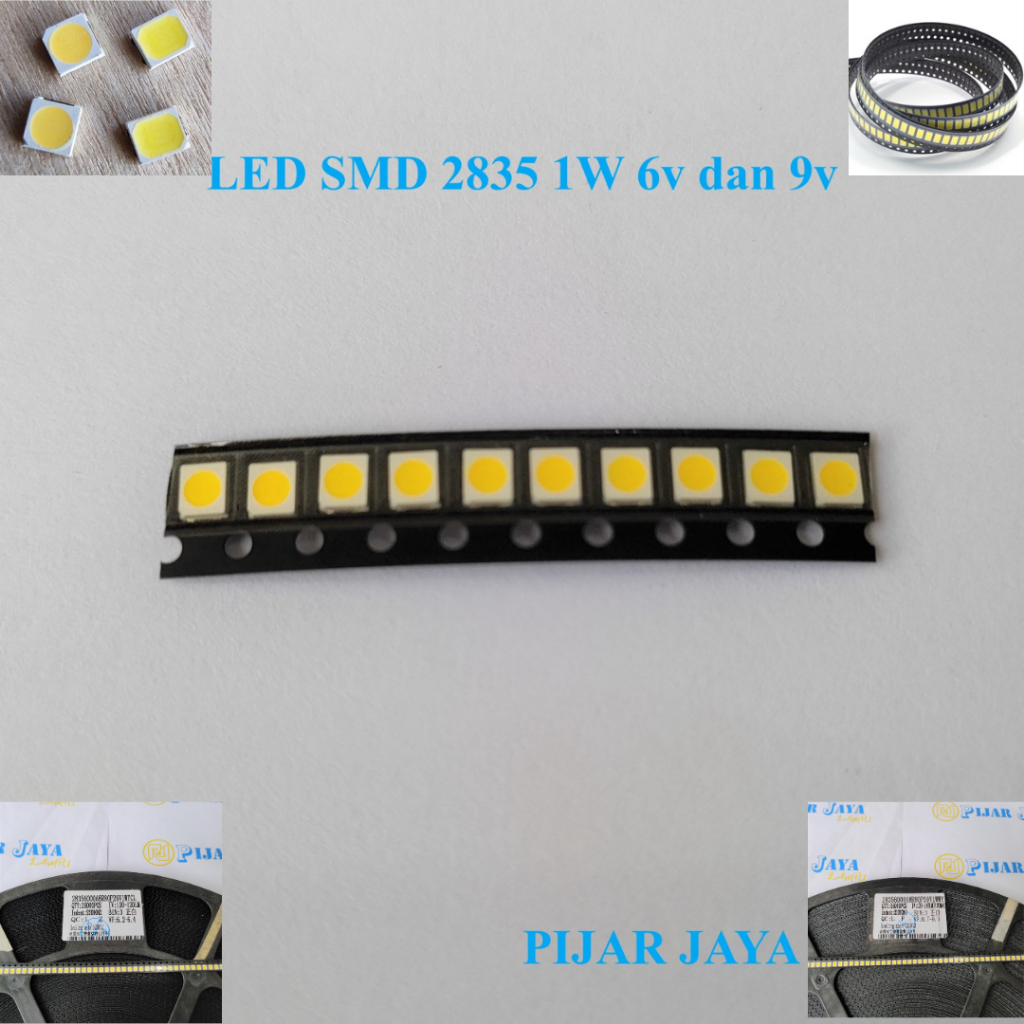 MATA SMD ชิป LED 6 โวลต์ 9 โวลต์ 2835 1w 6v 9v สีขาว SMD LED Eye