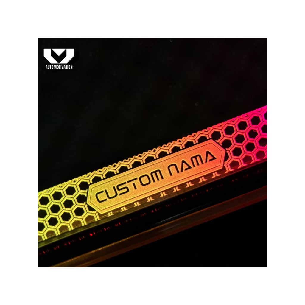 [CUSTOM NAME 8MM + HOUSING] SLIMFRAME CUSTOM NAME ROD PLUS HOUSING 8MM / SLIMFRAME ACRYLIC CUSTOM NA