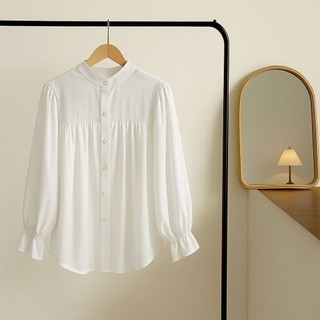 ALYSSA Blouse Kemeja Atasan wanita Kerut Depan Terbaru Rayon Twil Premium