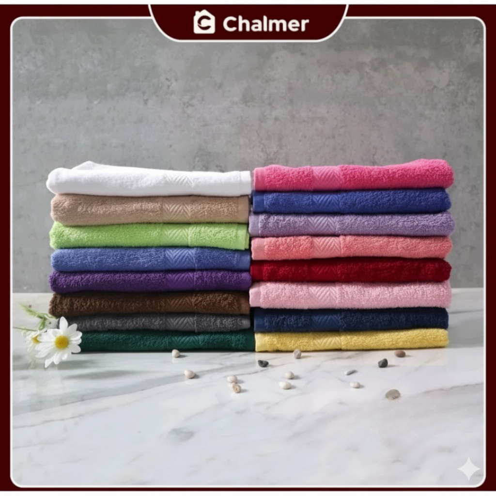 CHALMER LUXURY NATURAL SPORT TOWEL/NECK TOWEL 50x100CM