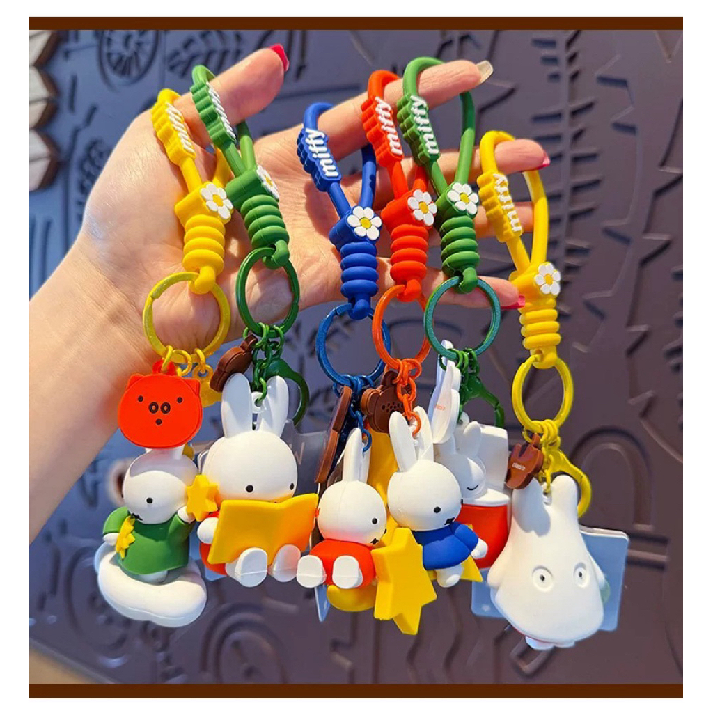 พวงกุญแจ GANTUNGAN Miffy รุ่นใหม่ / พวงกุญแจ Miffy รุ่นใหม่ล่าสุด