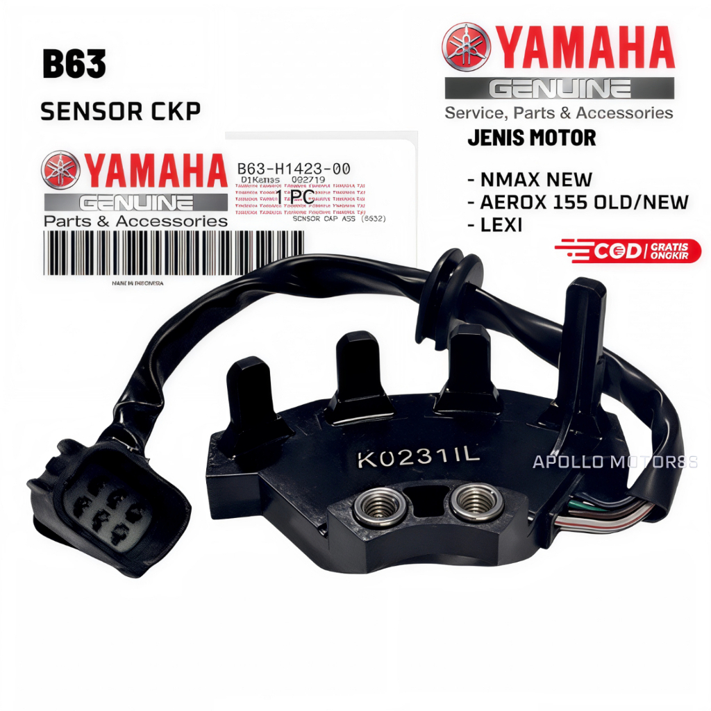 CKP Sensor Nmax / Aerox Old New / Lexi / CKP Sensor 4 ขา B63