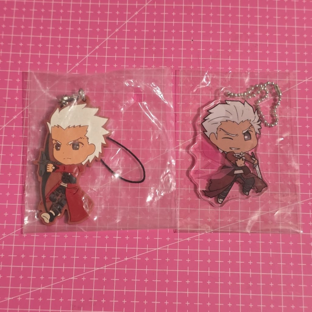 GANTUNGAN Emiya archer Fgo fate grand order พวงกุญแจ พวงกุญแจอะคริลิค สายยางอะคริลิค สินค้าอย่างเป็น
