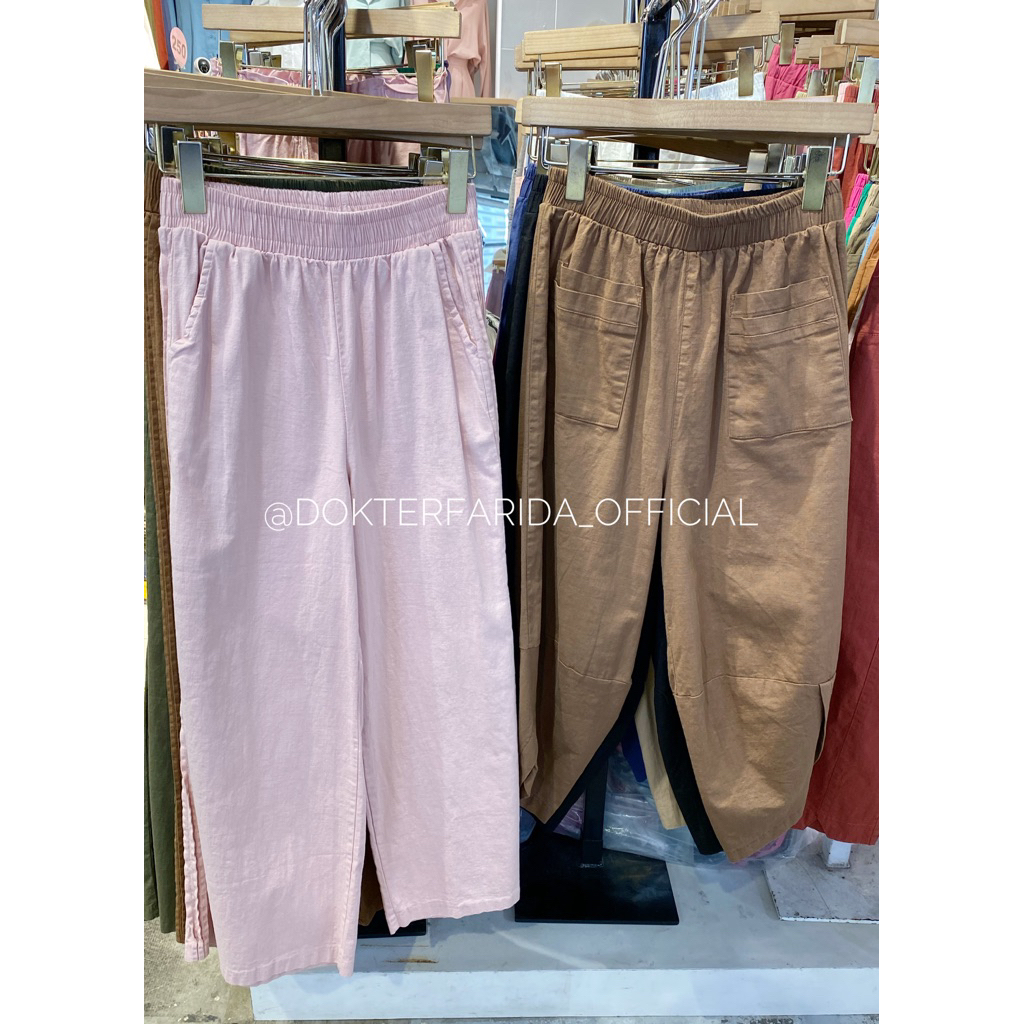 กางเกงขายาว ยี่ห้อ PREEYA CLOSET | กางเกงลินินตอนที่ 3