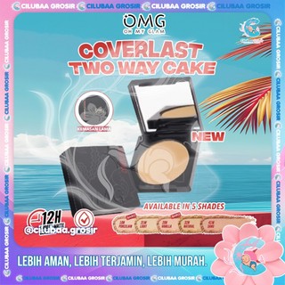 OMG Oh My Glam Coverlast Two Way Cake 12gr || Bedak Padat Kontrol Minyak Hingga 8Jam