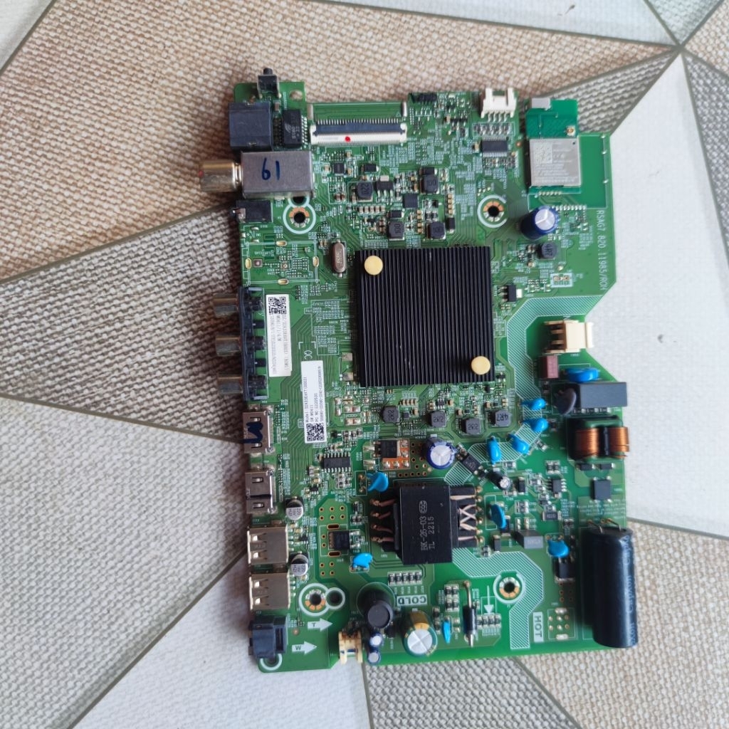 Mb ori mainboard led tv HISENSE 32E4H 32H5G