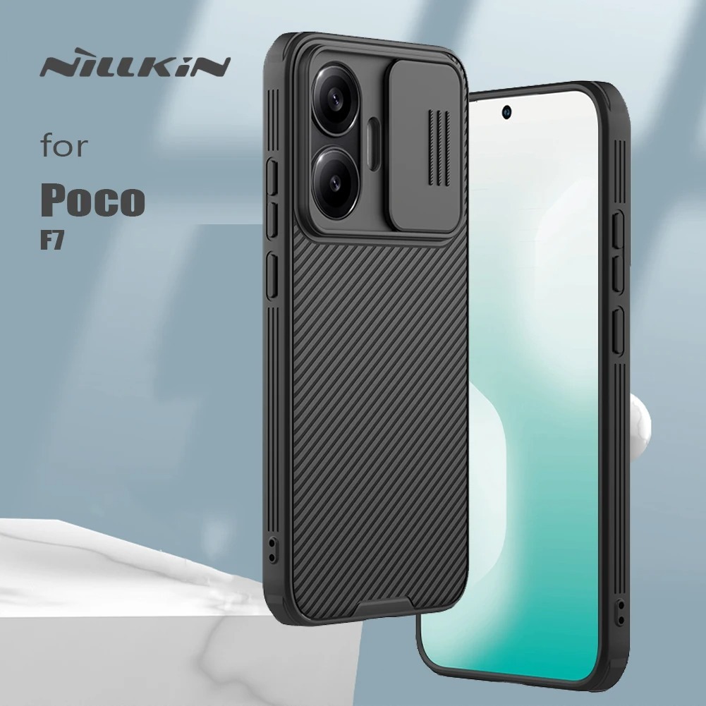 Nillkin Camshield Frosted Case Xiaomi Poco F6 Case Poco F6 Case Poco F7 Case Xiaomi Poco F7