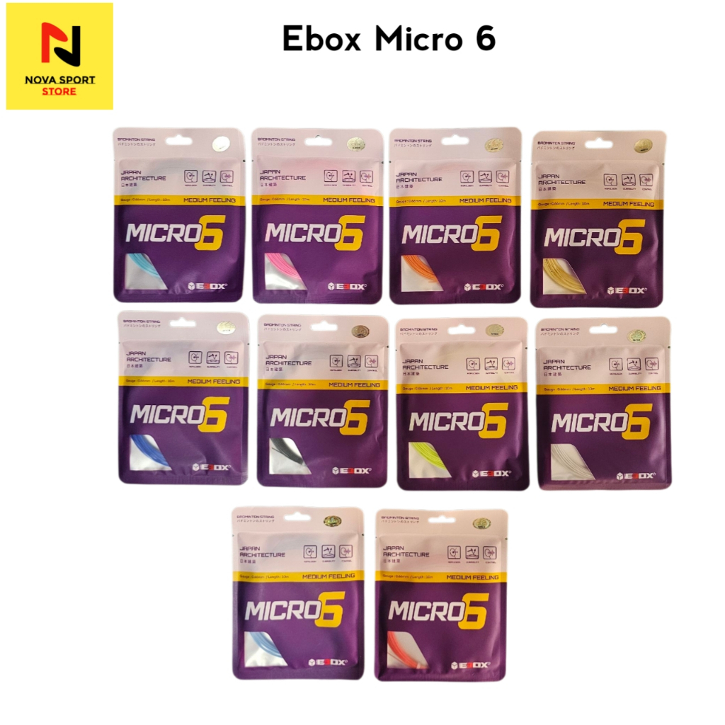 สายแบดมินตัน Ebox Micro 6, Ebox Micro 6