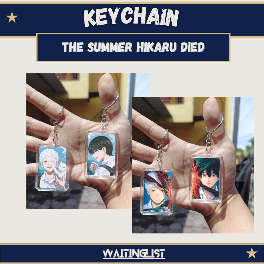 พวงกุญแจ GANTUNGAN อะนิเมะฤดูร้อน Hikaru Died- Hikaru- Yoshiki
