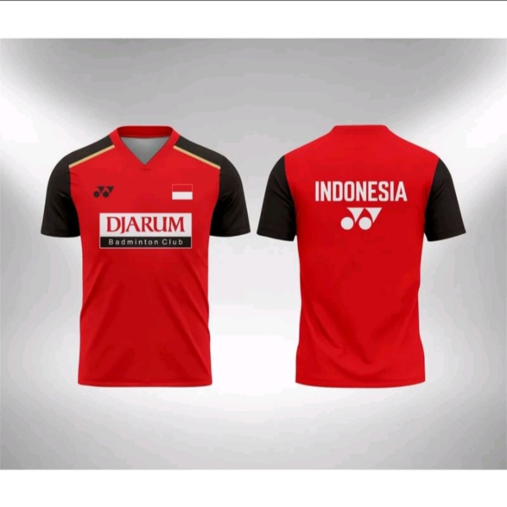 DJARUM BADMINTON JERSEY - BADMINTON JERSEY - FREE NICKNAME - FULL PRINTING SUBLIMATION