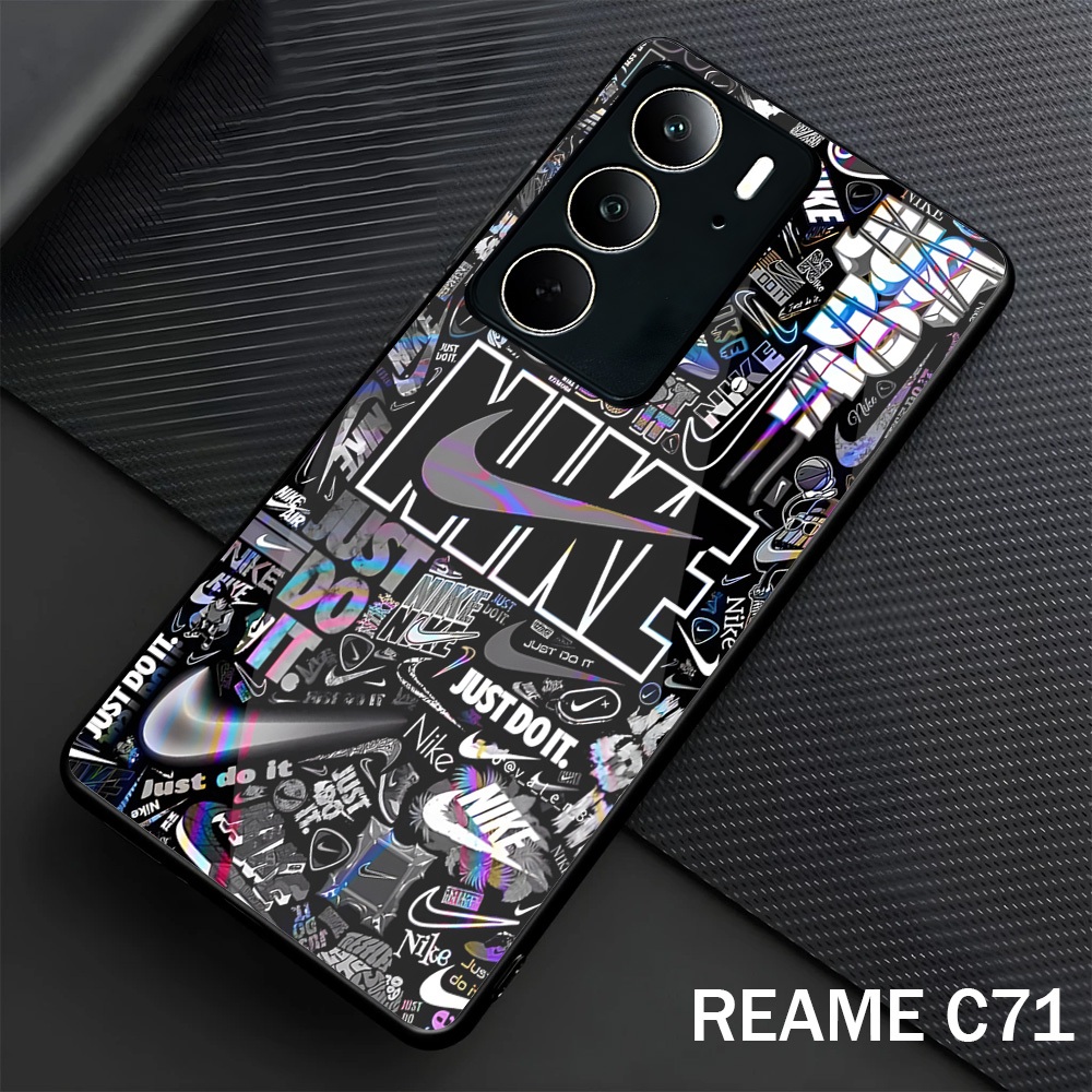 Softcase Glass Glossy สําหรับ Realme C73 C75 C71 ปลอก Hp Realme C73 C75 C71-Case Protector Hp Realme