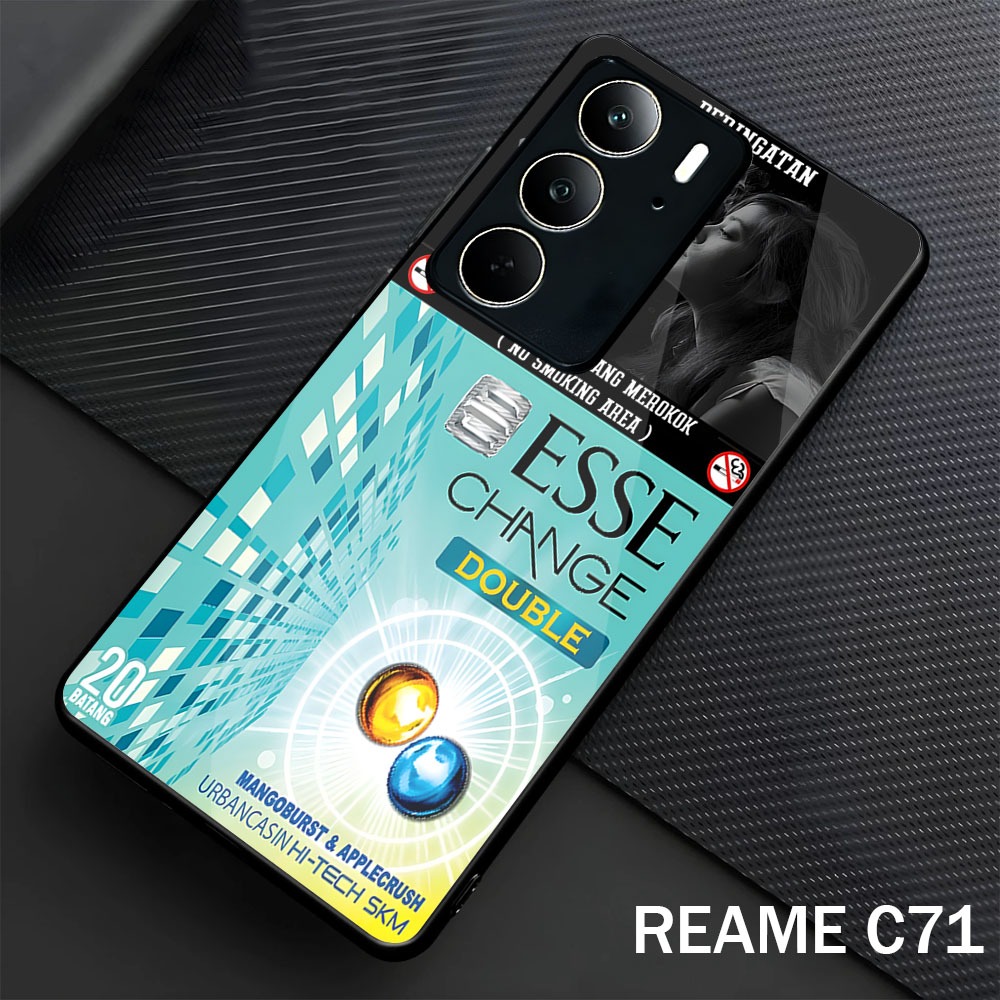Softcase Glass Glossy สําหรับ Realme C73 C75 C71 ปลอก Hp Realme C73 C75 C71-Case Protector Hp Realme