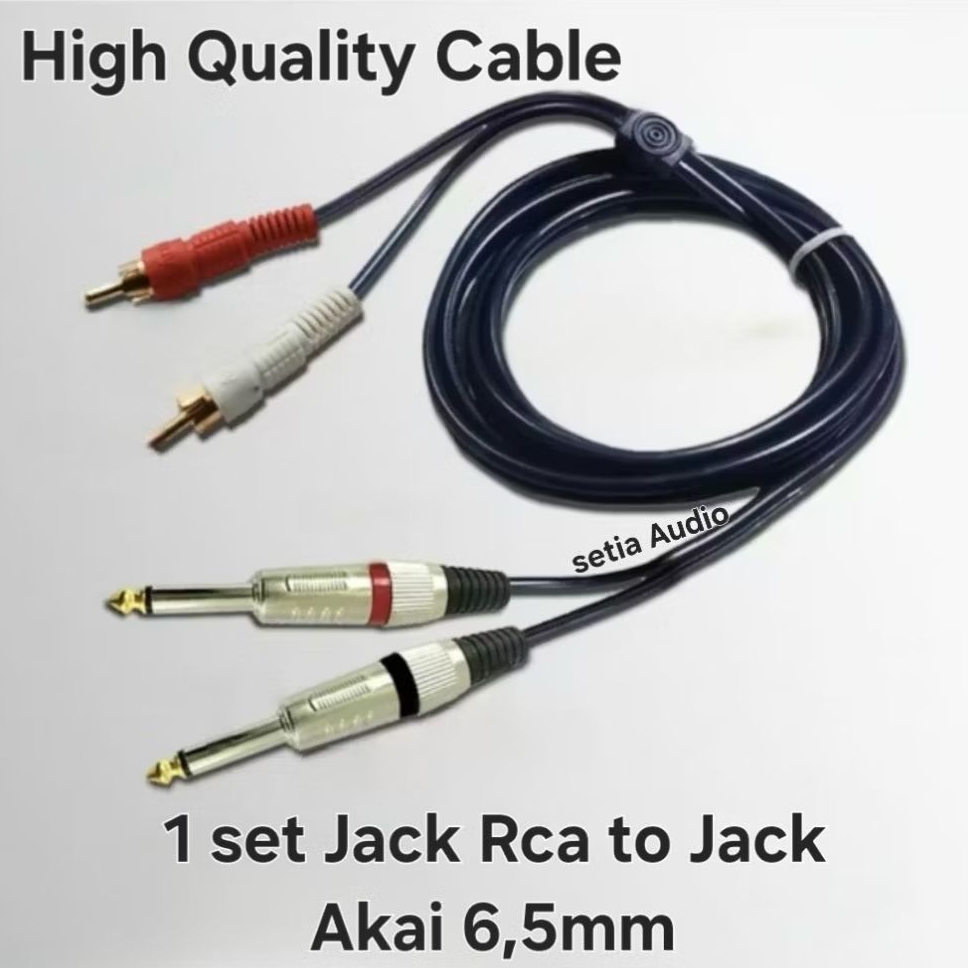 สาย 2x Jack kai to 2x Jack Rca 1.5METER