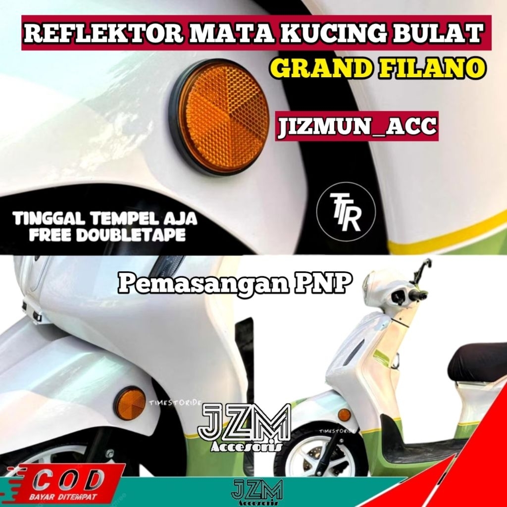 MATA Grand Filano บังโคลนหน้า Cat Eye Reflector | Grand Filano Cat Eyes | ไฟแกรนด์ฟีลาโน่| โคมไฟสะท้