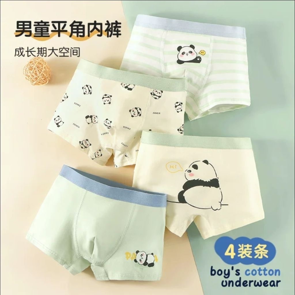กางเกงในเด็กชายนําเข้า PG TK SD panda (S-2XL)