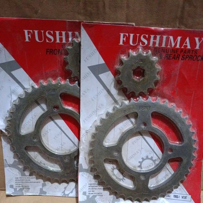 เกียร์หลังหน้า FORCE 1 (14T-39T) FUSHIMAYA