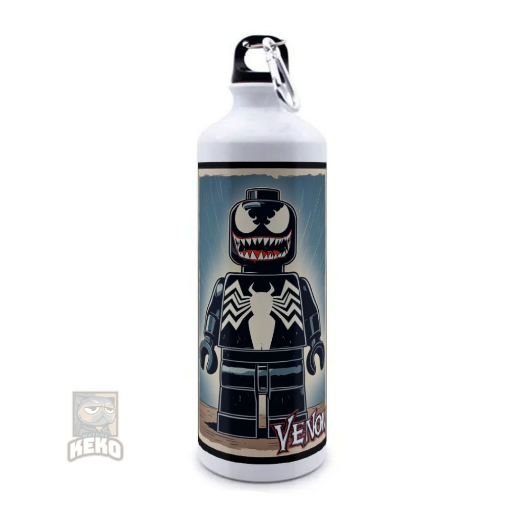 Venom Lego Figure Sport Bottle