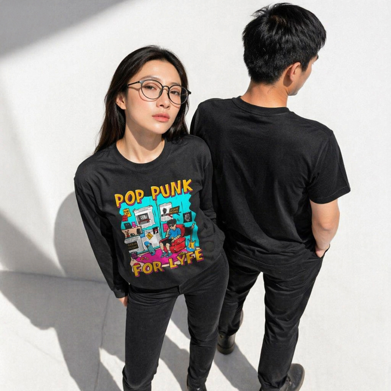 KATUN Pop Punk สําหรับเสื้อยืด Lyfe ทําจากผ้าฝ้าย Combed 30s || ไซส์ SML XL XXL 3XL 4XL || DISTRO TS