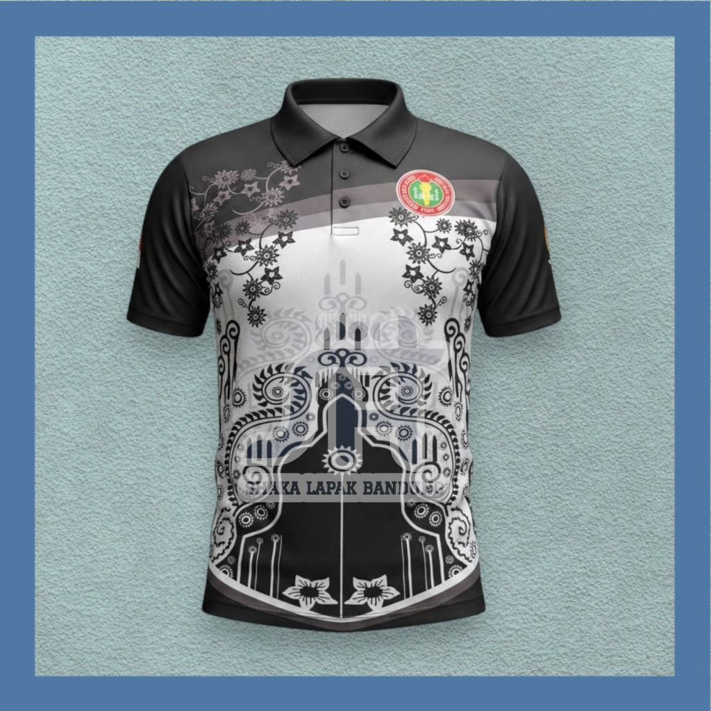 เสื้อเจอร์ซีย์ PGRI คอปกรวม | เสื้อ PGRI เสื้อ PGRI ชุดครูปกรวม ชุดกีฬาครู ASN PNS / พิมพ์เต็ม