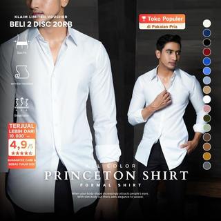 NAKANO Princeton Kemeja Formal Pria Lengan Panjang