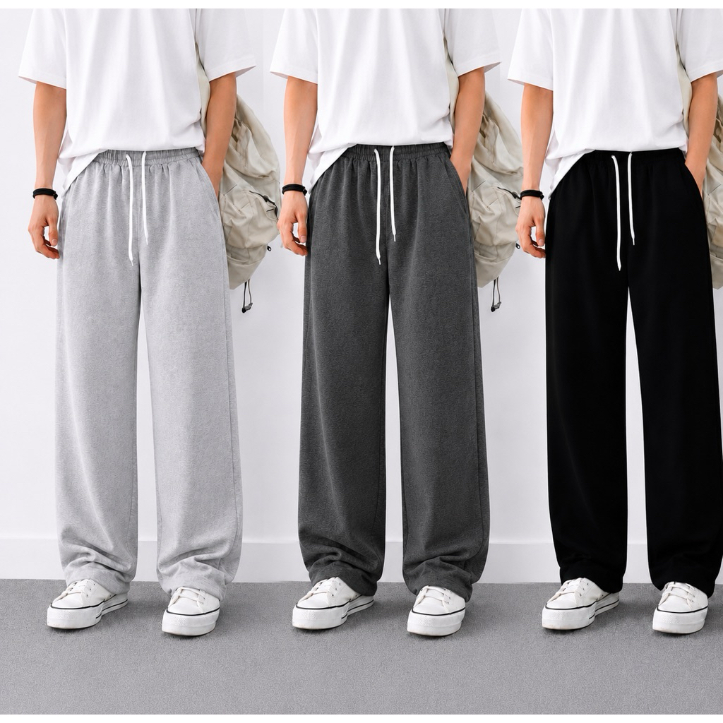 Baggy Pants Baggy Pants Package สําหรับผู้ชายและผู้หญิง Oversize Baggy Loose Culottes