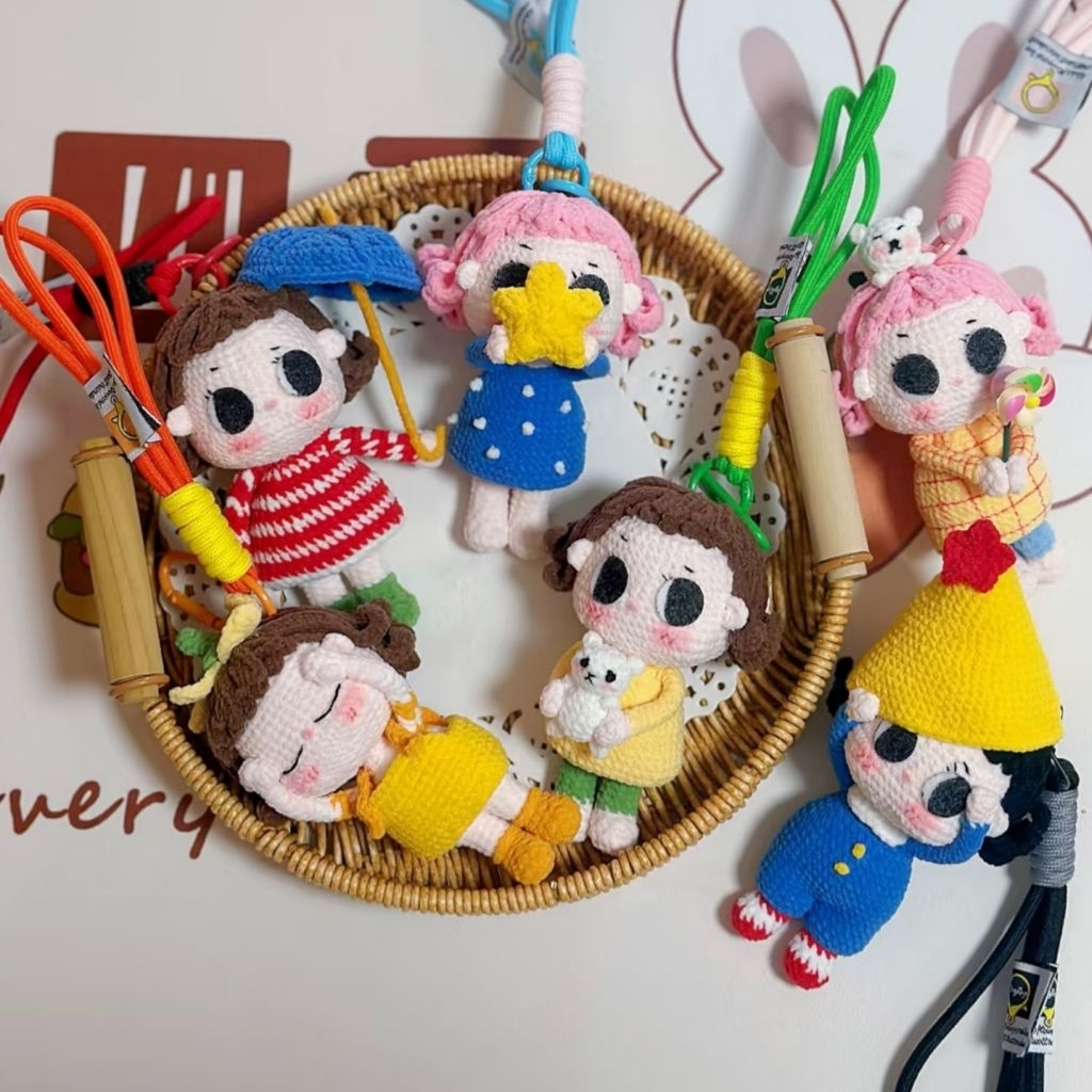 GANTUN Amigurumi amigurumi | POPMART NYOTA พวงกุญแจ พวงกุญแจตุ๊กตาโครเชต์