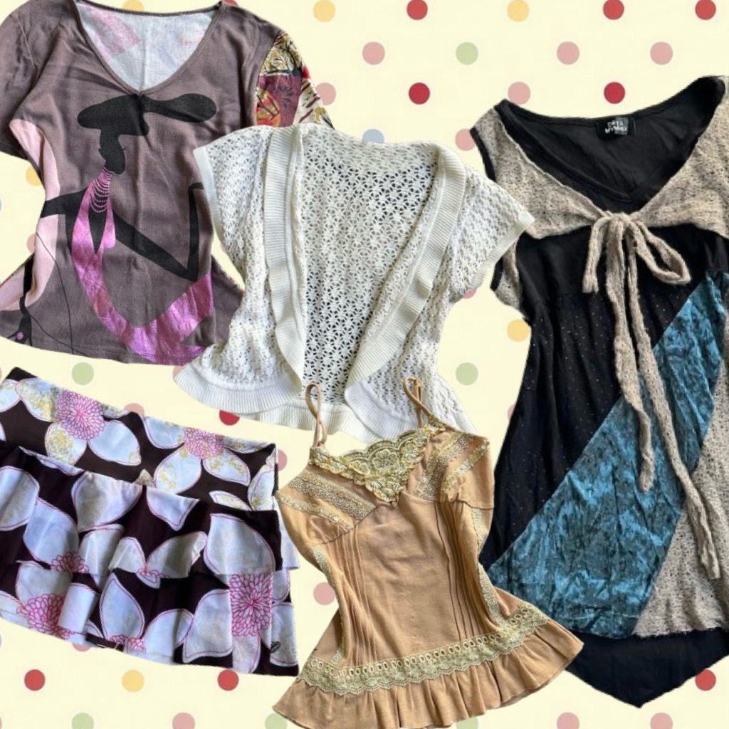 (ใหม่ BATCH 6 JULY)+27% ADMIN)) y2k fairy ori coquet