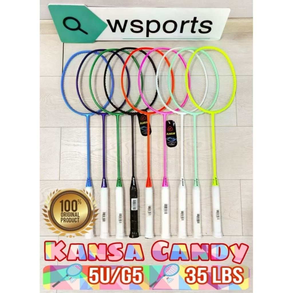 ไม้แบดมินตัน KASA CANDY 35LBS ดั้งเดิม