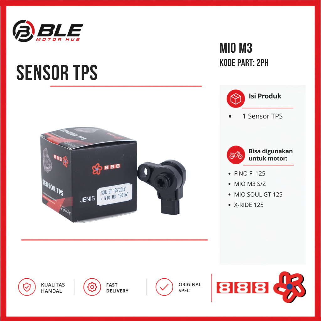 888 เซ็นเซอร์ TPS Mio M3 / Soul GT | BLE มอเตอร์ฮับ