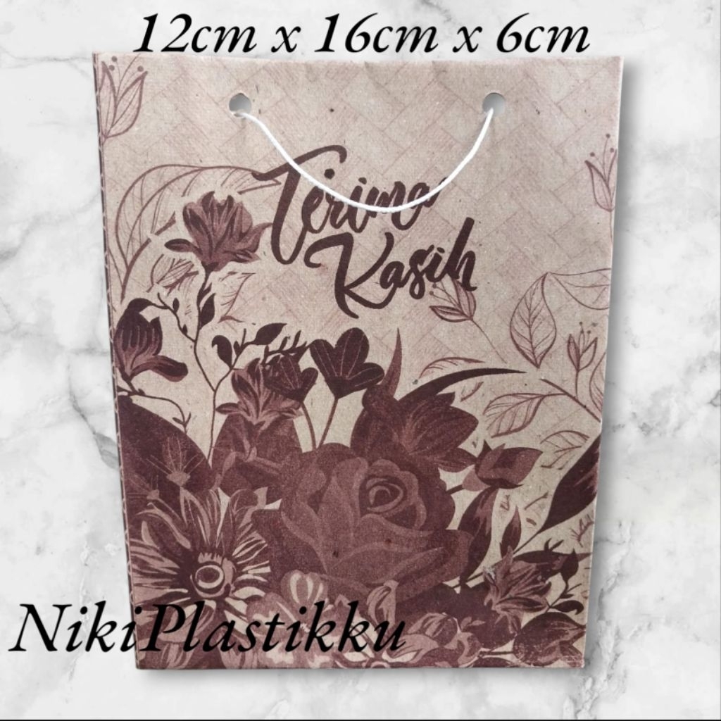 MINI Motif Paper Bag (P 16, L 12, H 5) / Batik Paper Bag Mini ของที่ระลึก Bag !!!