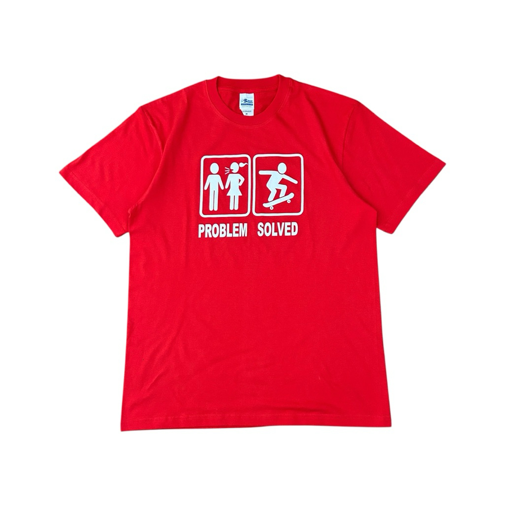 เสื้อยืดสเก็ตบอร์ด Problem Solved | เสื้อยืดอารมณ์ขัน