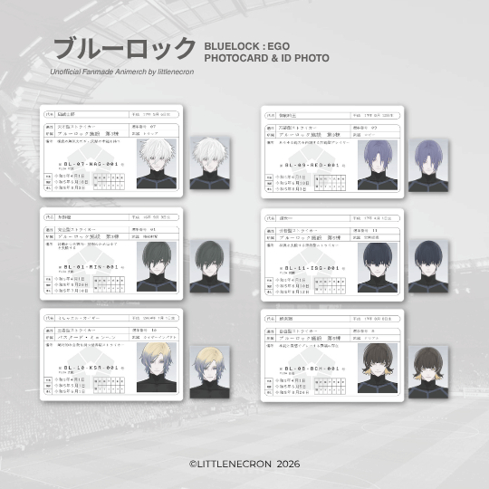 [littlenecron] BLUELOCK : EGO / ID Card & ID Photo