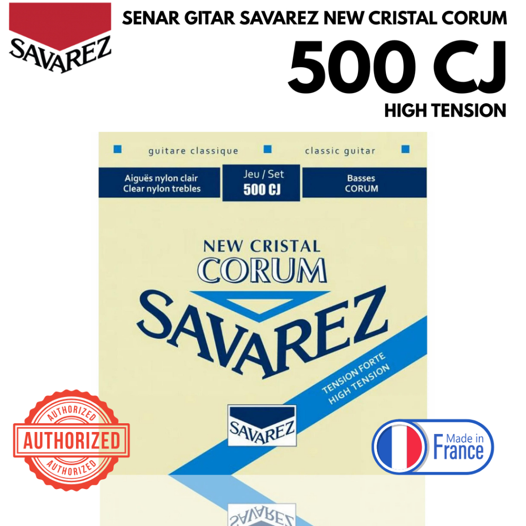 Klassik Savarez Classic New Cristal Corum 500CJ สายกีต้าร์ดั้งเดิม