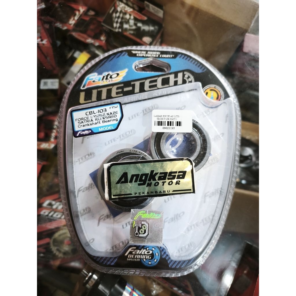 แบริ่ง krukas lite tech faito racing f1zr satria 2 จังหวะ 125z เสาลาวา sokar