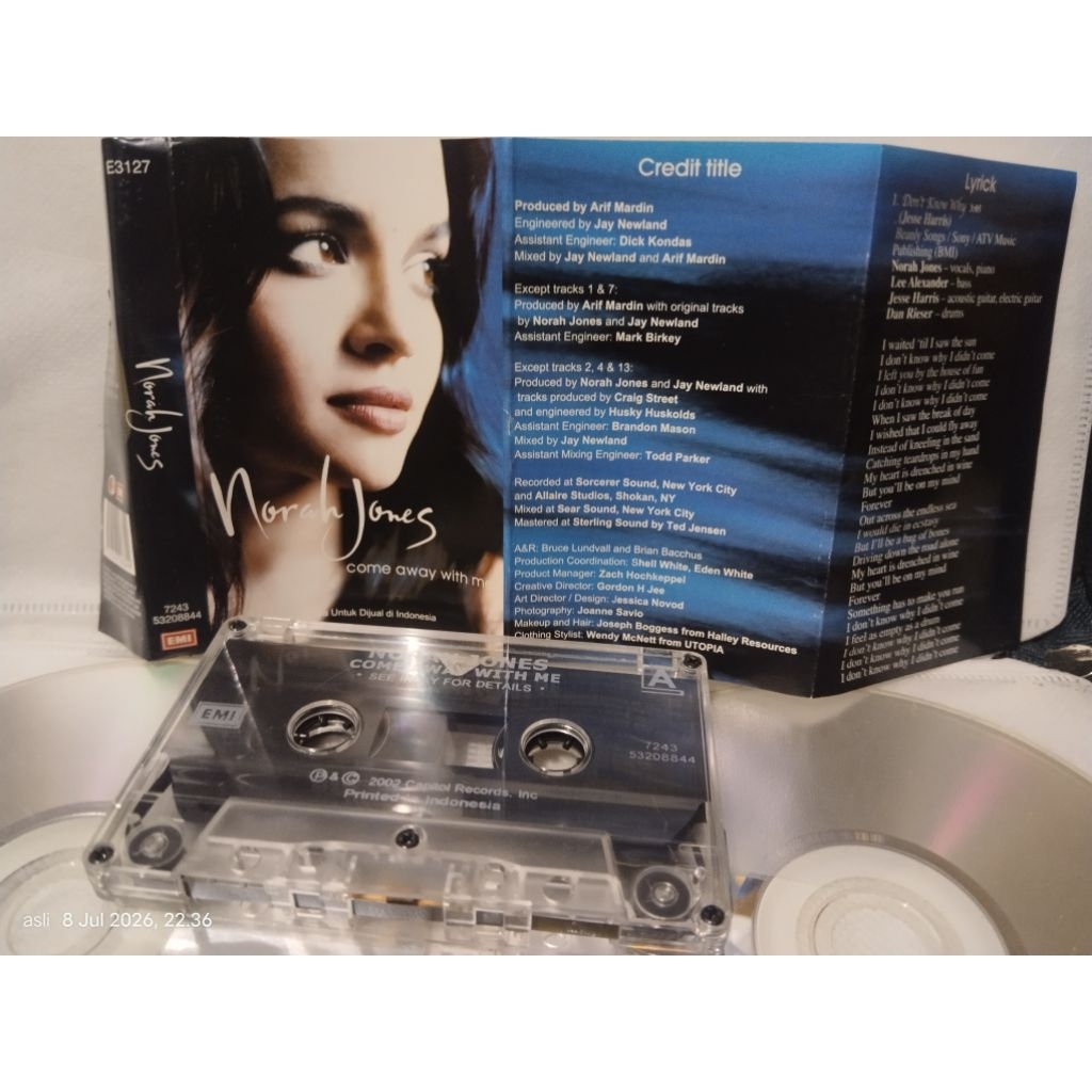NORAH JONES เทปคาสเซ็ท มาพร้อมฉัน